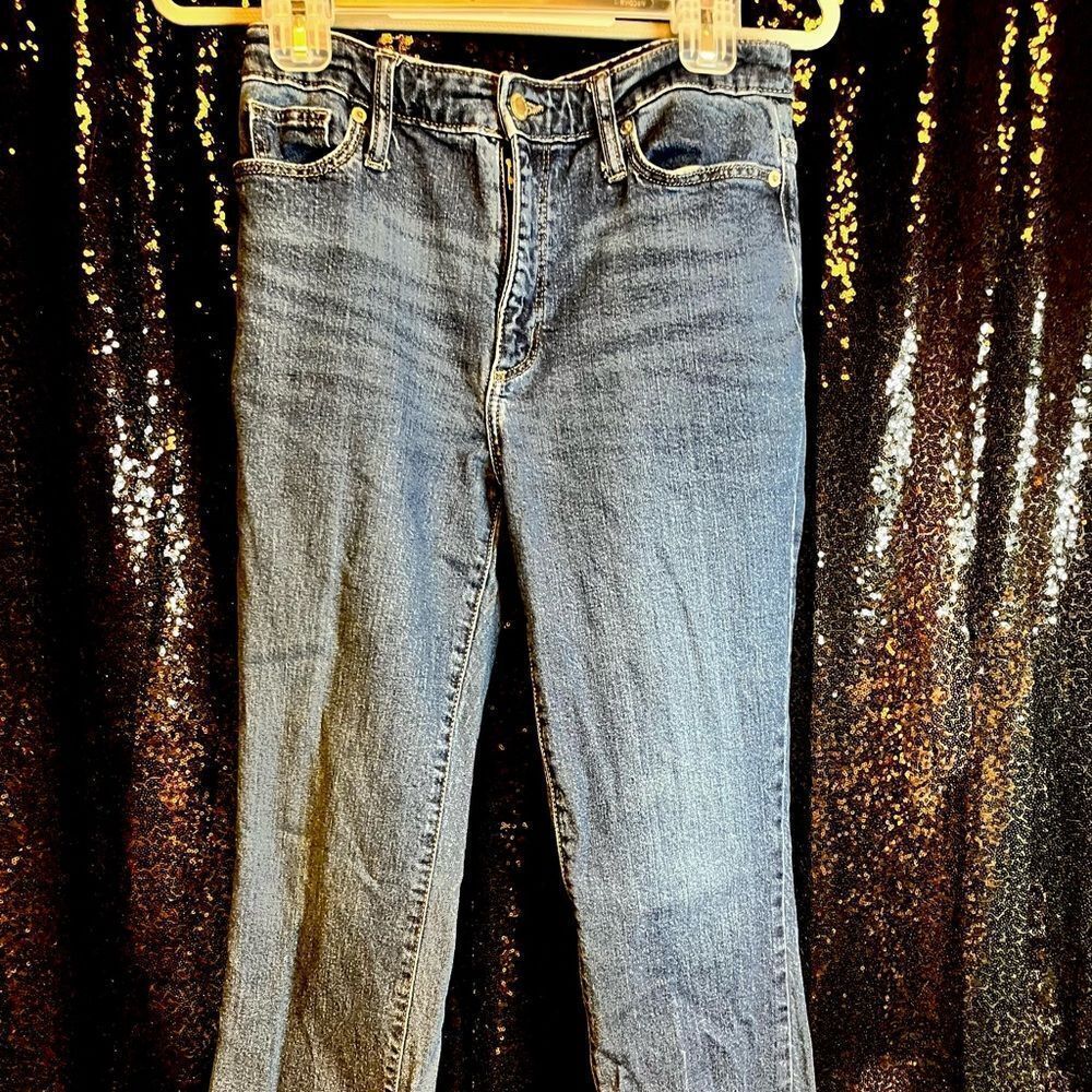 Universal Thread Dark Wash ankle Bootcut fringe Jeans